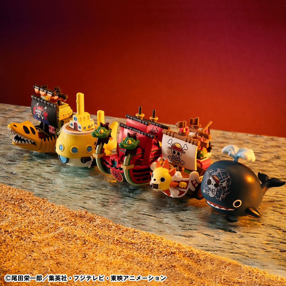 One Piece Yuracolle Series Trading Figure Grand Line Vol. 2 6 cm Assortment (6)