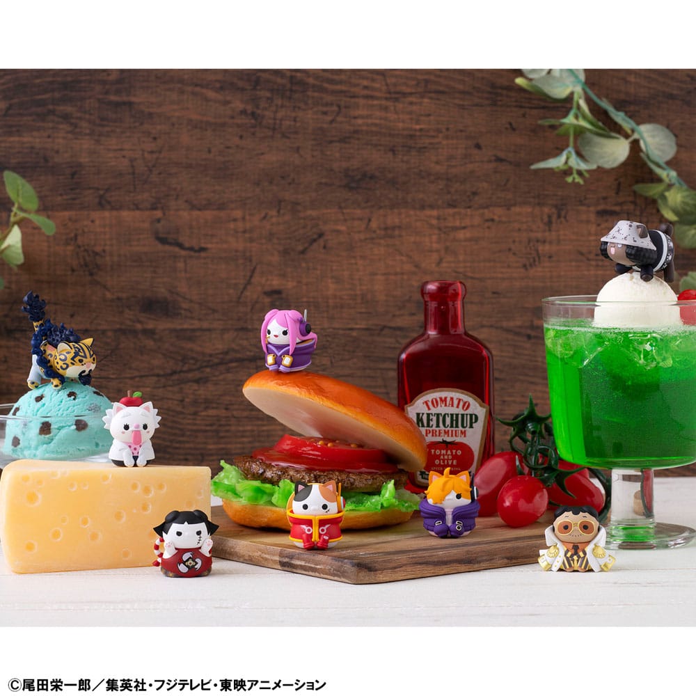 One Piece Mega Cat Project Trading Figure Egghead NyanPieceNyan! 3 cm Assortment (8)