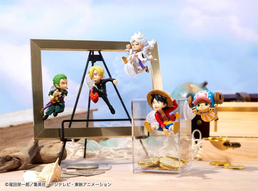 One Piece Tobimasu Trading Figure 5 cm Blind Box Assortment (6)