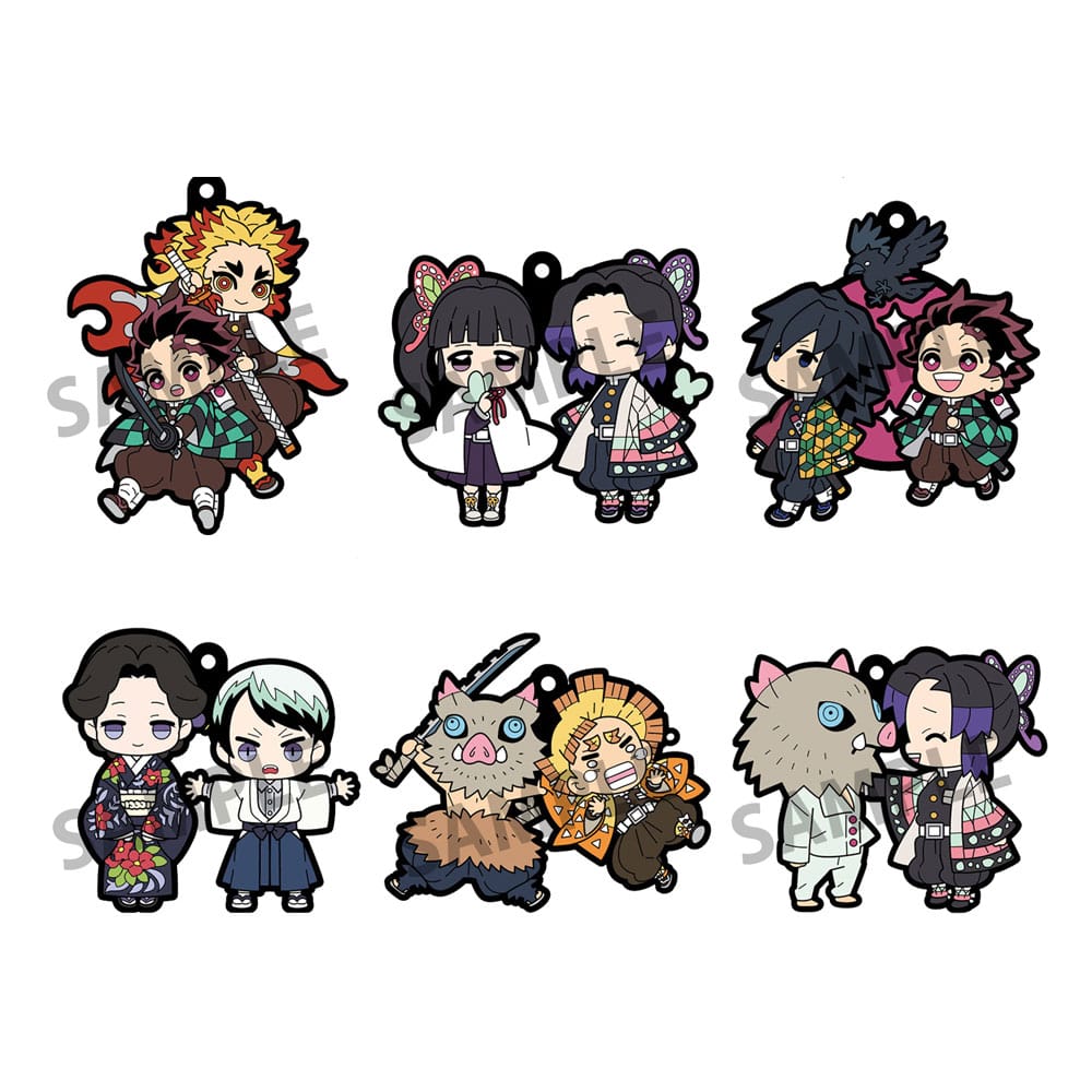 Demon Slayer: Kimetsu no Yaiba Rubber Mascot 6 cm Assortment Vol. 4 (6)