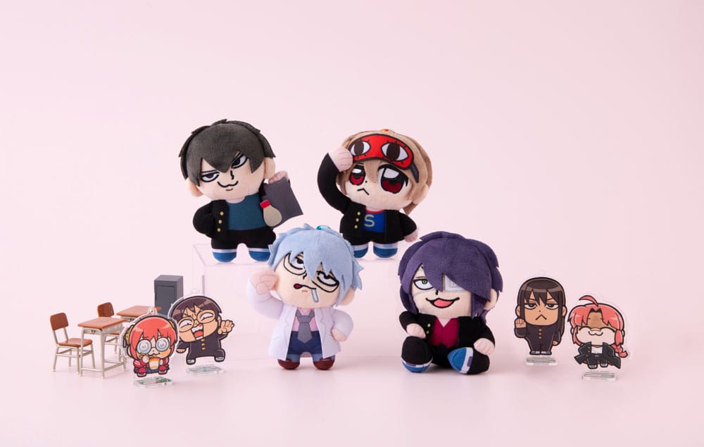 Mr. Ginpachi´s Zany Class x Okawabukubu Youth Plush Keychain Ginpachi Sakata 12 cm