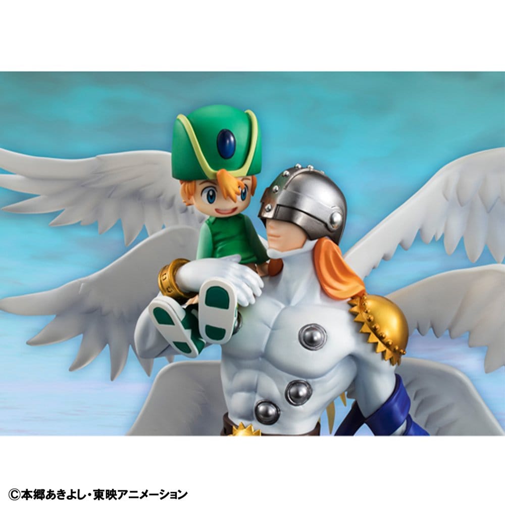 Digimon Adventure G.E.M. Series PVC Figure Angemon & Takeru Takaishi 22 cm (Repeat)