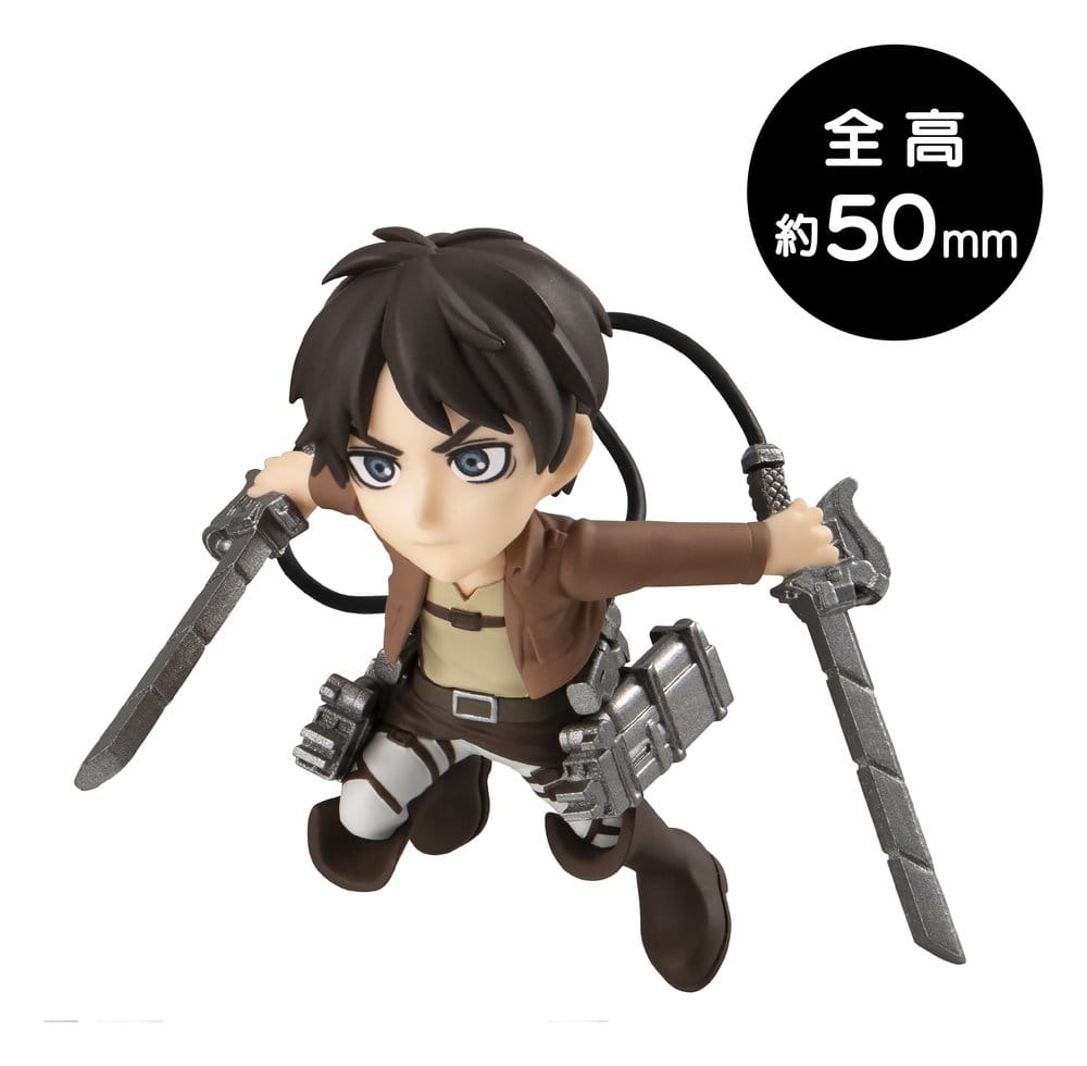 Attack on Titan Tobimas Mini Figures Blind Box Assortment (6)