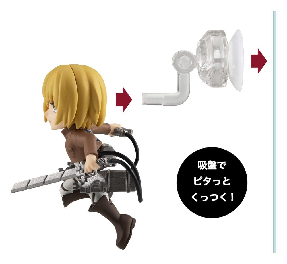 Attack on Titan Tobimas Mini Figures Blind Box Assortment (6)