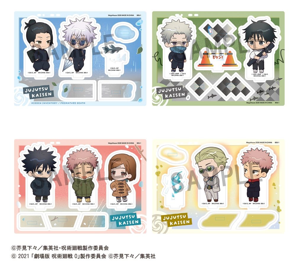 Jujutsu Kaisen Buddycolle Acrylic Stand 5th Anniversary B Toge Inumaki & Yuta Okkotsu (Jujutsu Kaisen 0) 10 cm