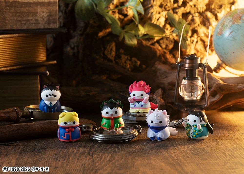 Hunter x Hunter Mega Cat Project Mini Figures Nyanter x Nyanter Hunter x Cat 3 cm Blind Box Assortment (8)