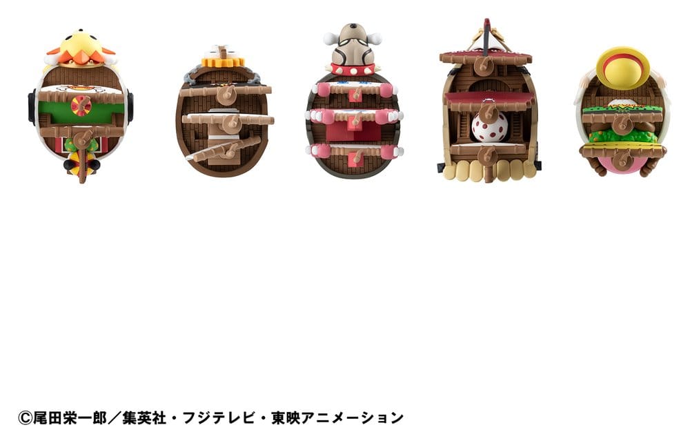 One Piece YuraColle Series Mini Figures Grand Line Collection Set Vol.3 6 cm