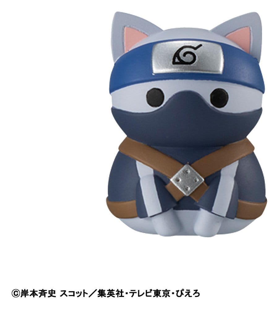 Naruto Shippuden Mega Cat Project Nyaruto! Once upon a time in Konoha village Mini Figures 3 cm Blind Box Display (8) (Repeat)
