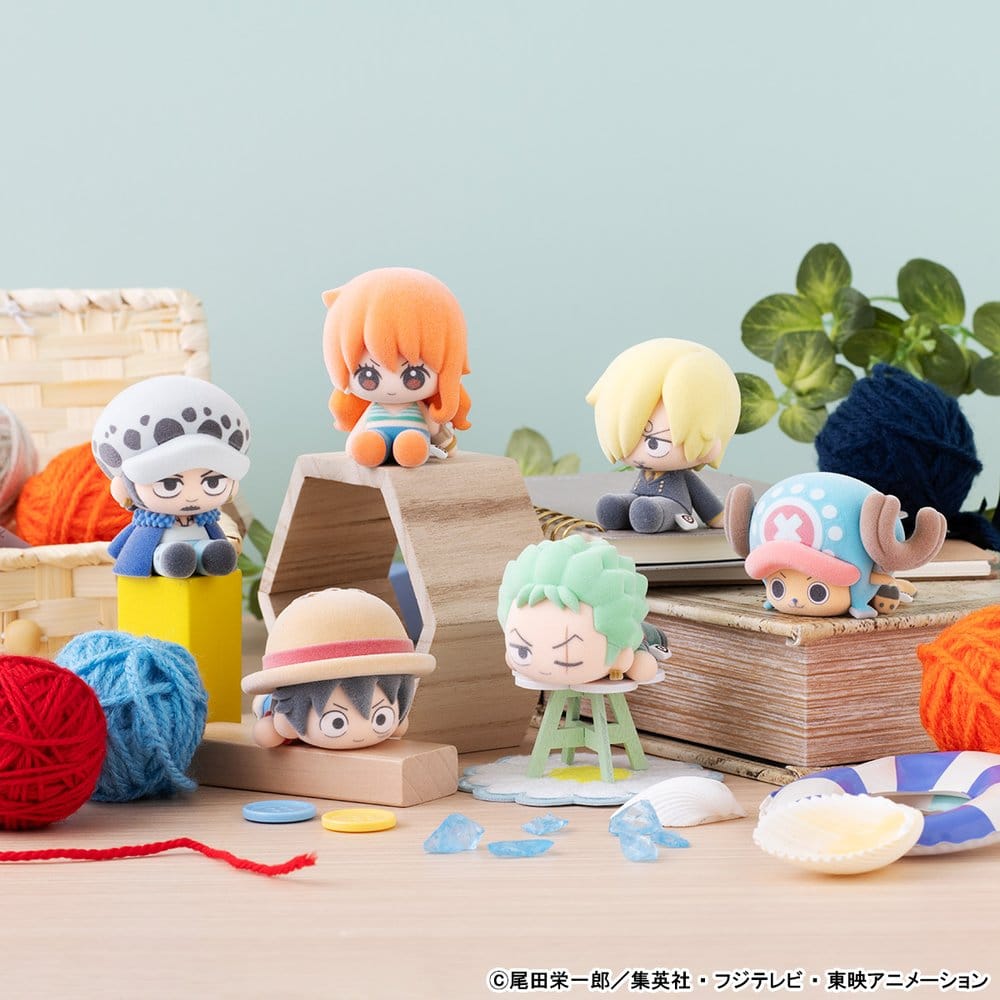 One Piece Nuippo Blind Box Mini Figures 6 cm Display (6)