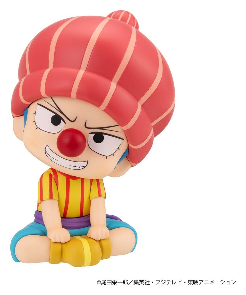 One Piece Look Up PVC Figure Buggy Childhood Ver. 11 cm