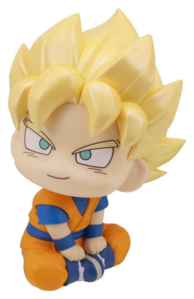 Dragon Ball DAIMA Look Up PVC Figures 2-Pack Super Saiyan Son Goku (mini) & Super Saiyan Vegeta (mini) 11 cm (with gift)