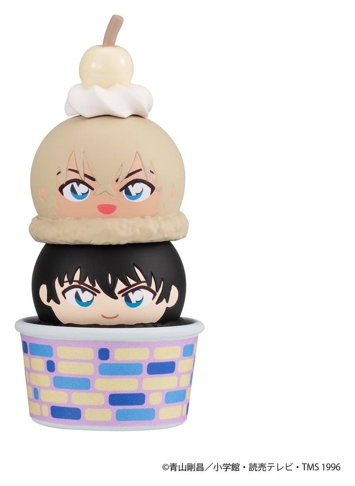 Detective Conan Tsumichen Stack up & Change Mini Figures 8 cm Blind Box Assortment (6) (with gift)