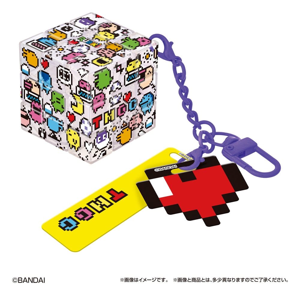Rubik's ID Keychains Tamagotchi Blind Box Display (6)