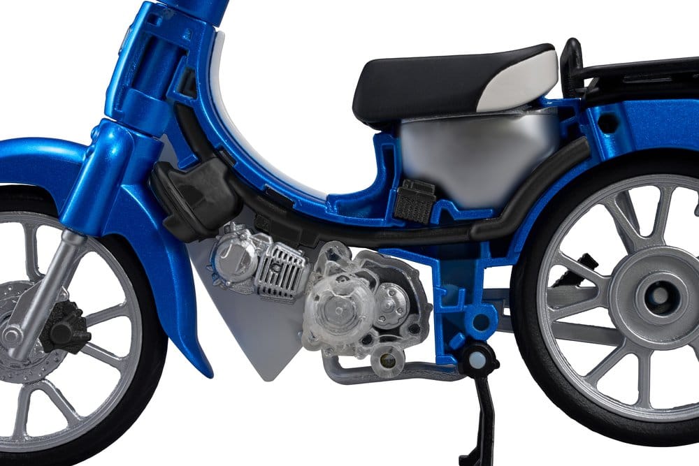 Honda Kaitanics Plastic Model Kit Super Cub 110 Glint Wave Blue Metalic