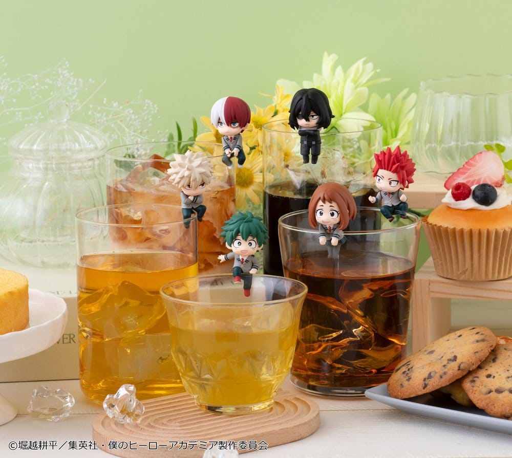 My Hero Academia Ochatomo Series Mini Figures A Little Break Tea Time 4 cm Blind Box Display (6)