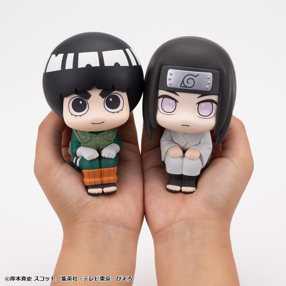 Naruto Shippuden Look Up PVC Figures 2-Pack Rock Lee & Neji Hyuga 11 cm (with gift)