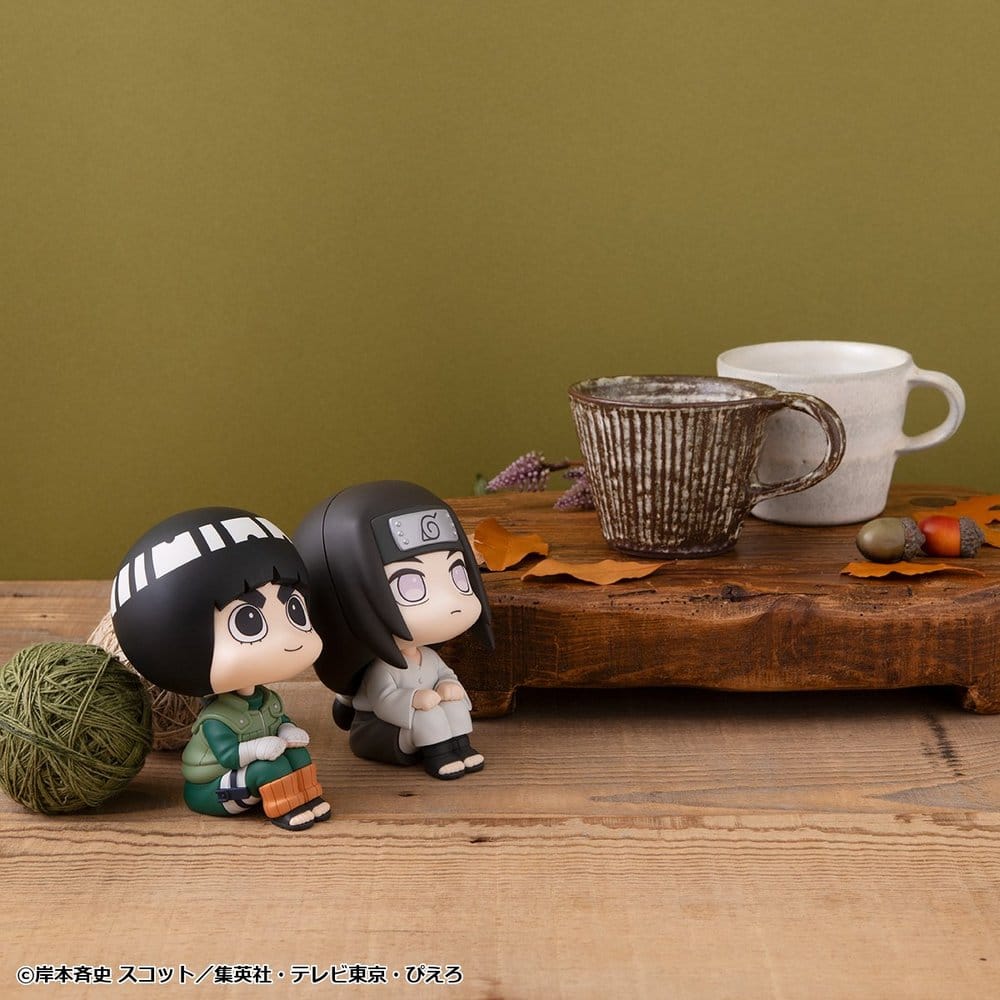 Naruto Shippuden Look Up PVC Figures 2-Pack Rock Lee & Neji Hyuga 11 cm (with gift)