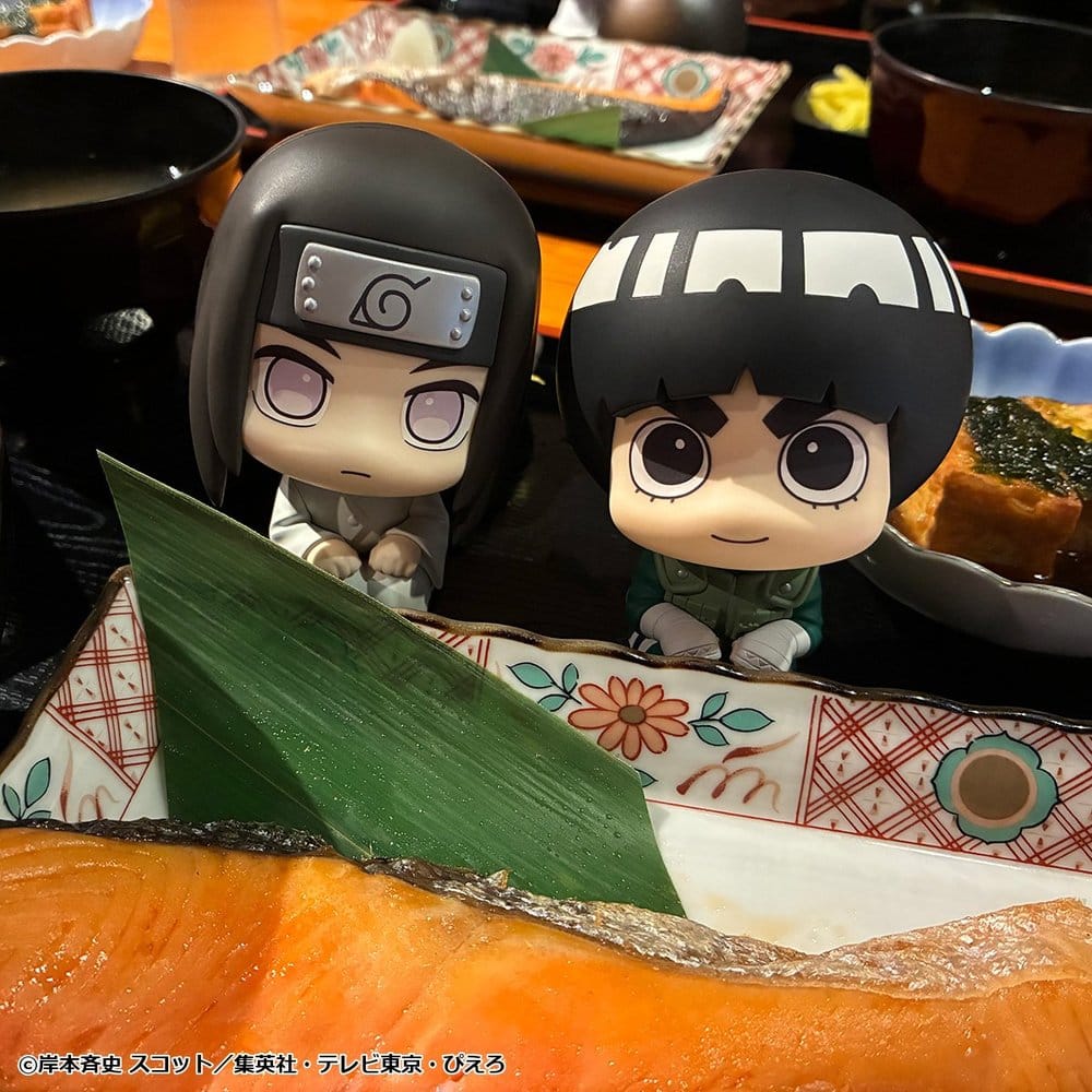 Naruto Shippuden Look Up PVC Figures 2-Pack Rock Lee & Neji Hyuga 11 cm (with gift)