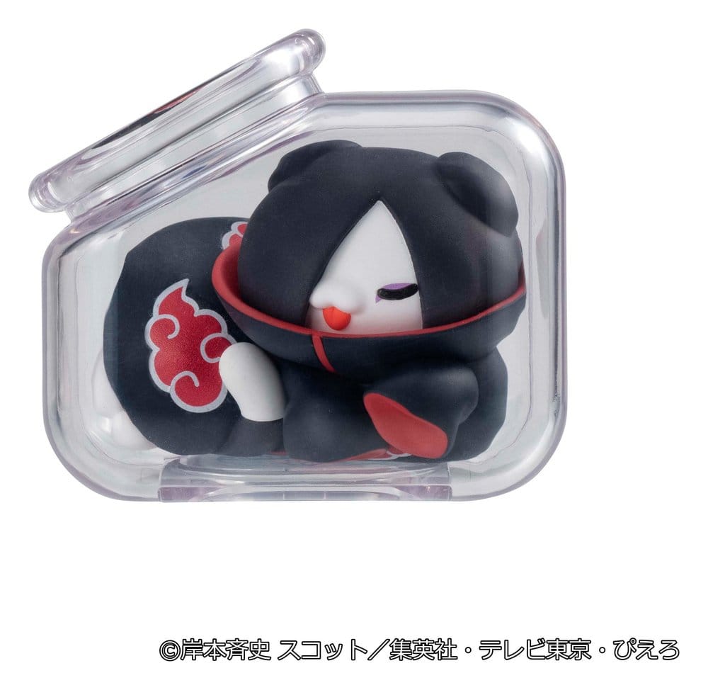 Naruto Shippuden Mega Cat Project Mini Figures Good Night Nyaruto! Gathering Akatsuki Edition Vol. 1 6 cm Blind Box Display (8)