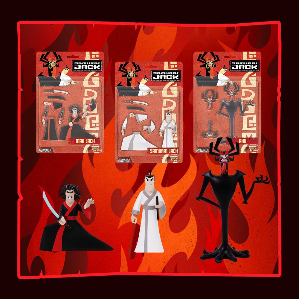 Samurai Jack 5 Points Action Figures 9 cm Deluxe Set Assortment (24)