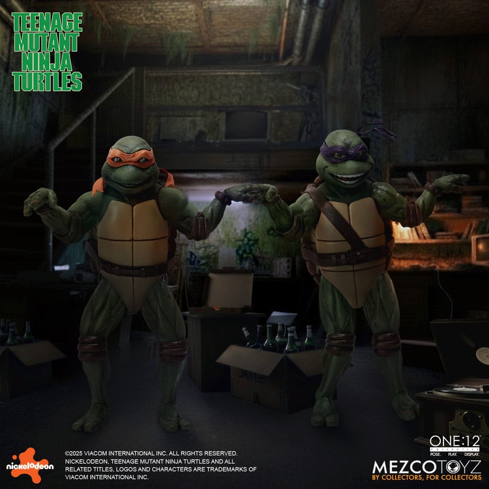 Teenage Mutant Ninja Turtles Figures box set 1/12 Teenage Mutant Ninja Turtles (1990 Movie) 15 cm