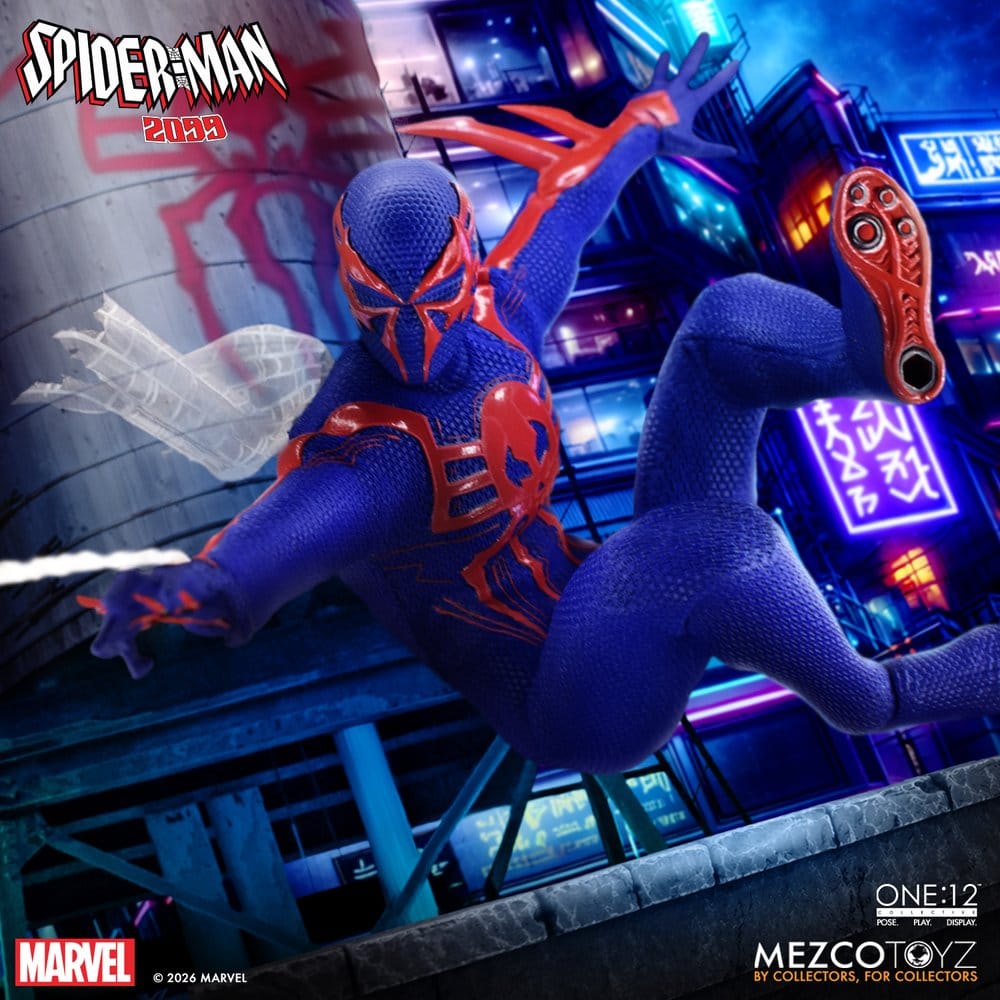Marvel Comics One:12 Collective Action Figure 1/12 Spider-Man 2099 17 cm