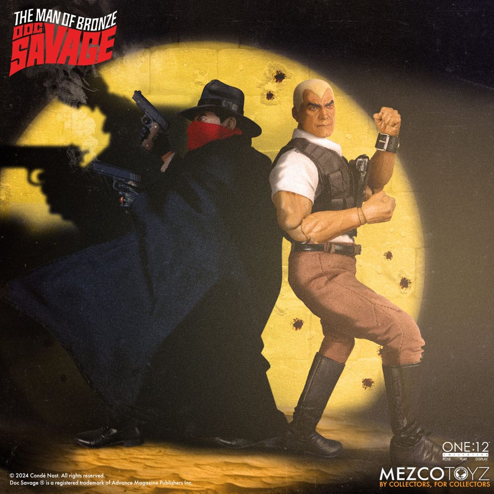 Doc Savage Action Figure 1/12 Doc Savage Deluxe Edition 18 cm