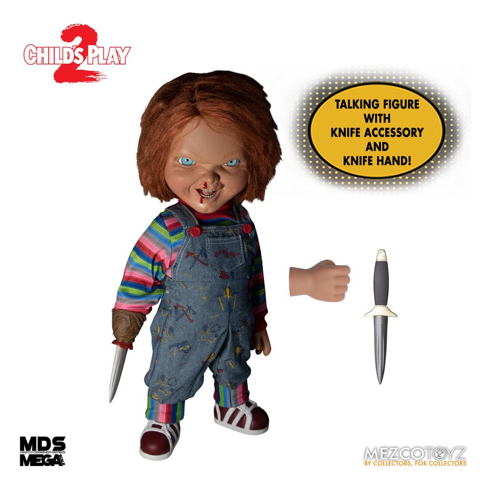 Child´s Play 2 Designer Series Talking Menacing Chucky 38 cm - Damaged packaging