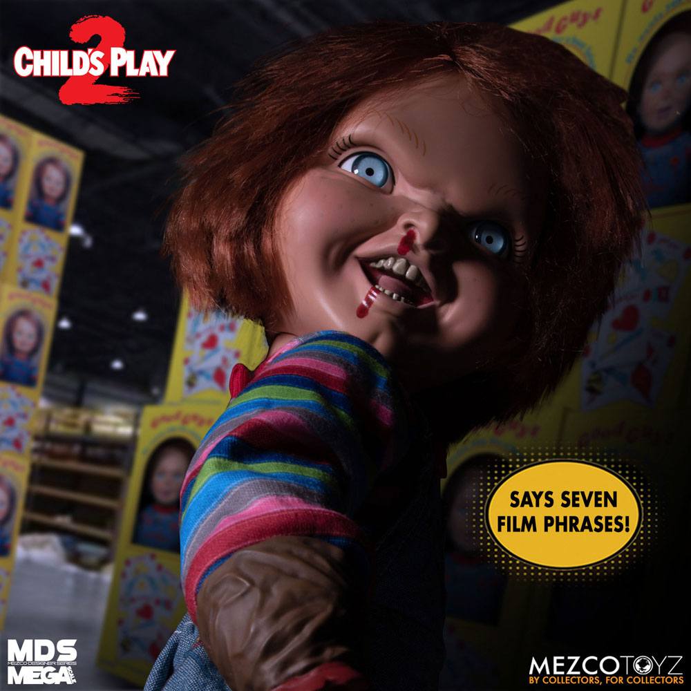 Child's Play 2 Designer Series Talking Menacing Chucky 38 cm