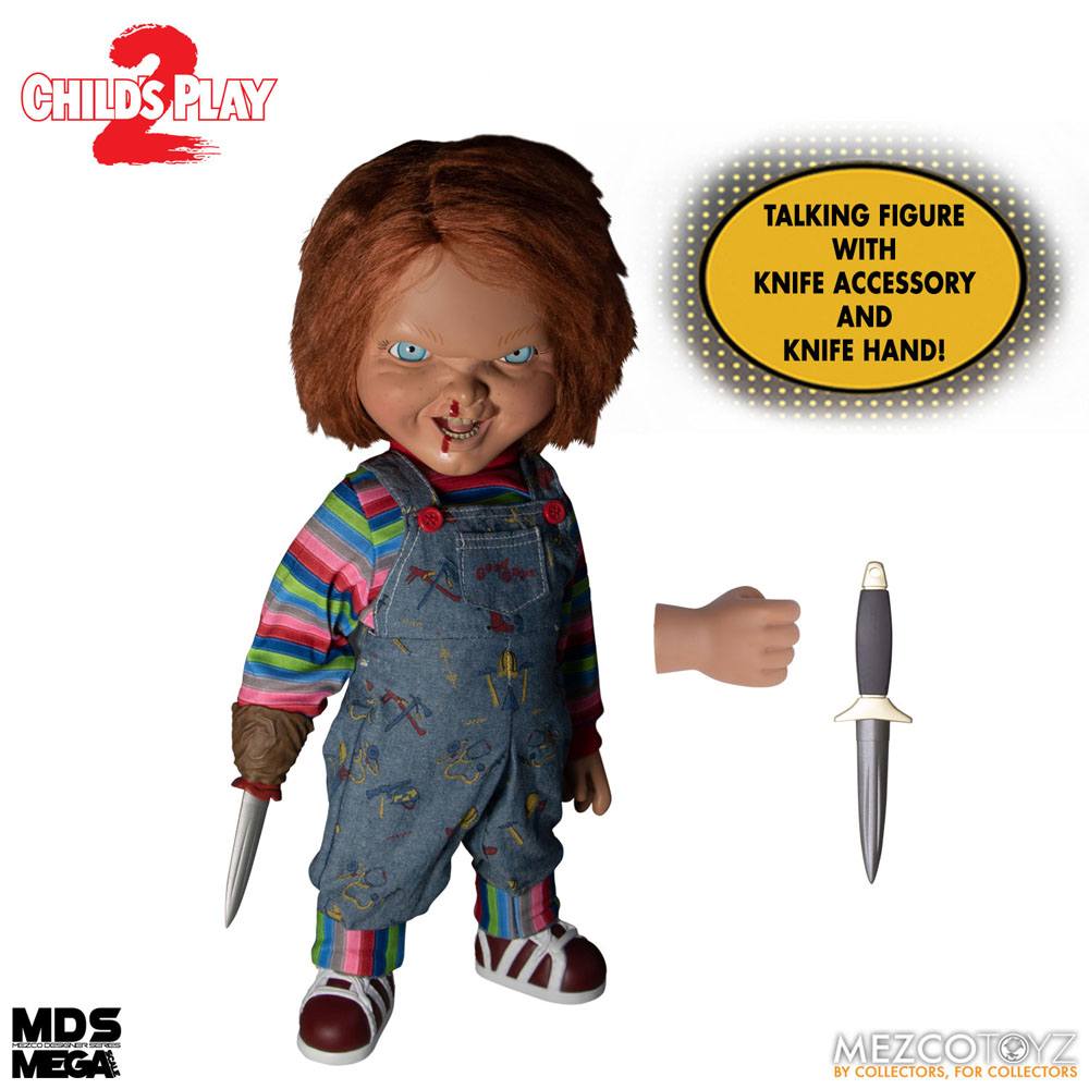 Child's Play 2 Designer Series Talking Menacing Chucky 38 cm