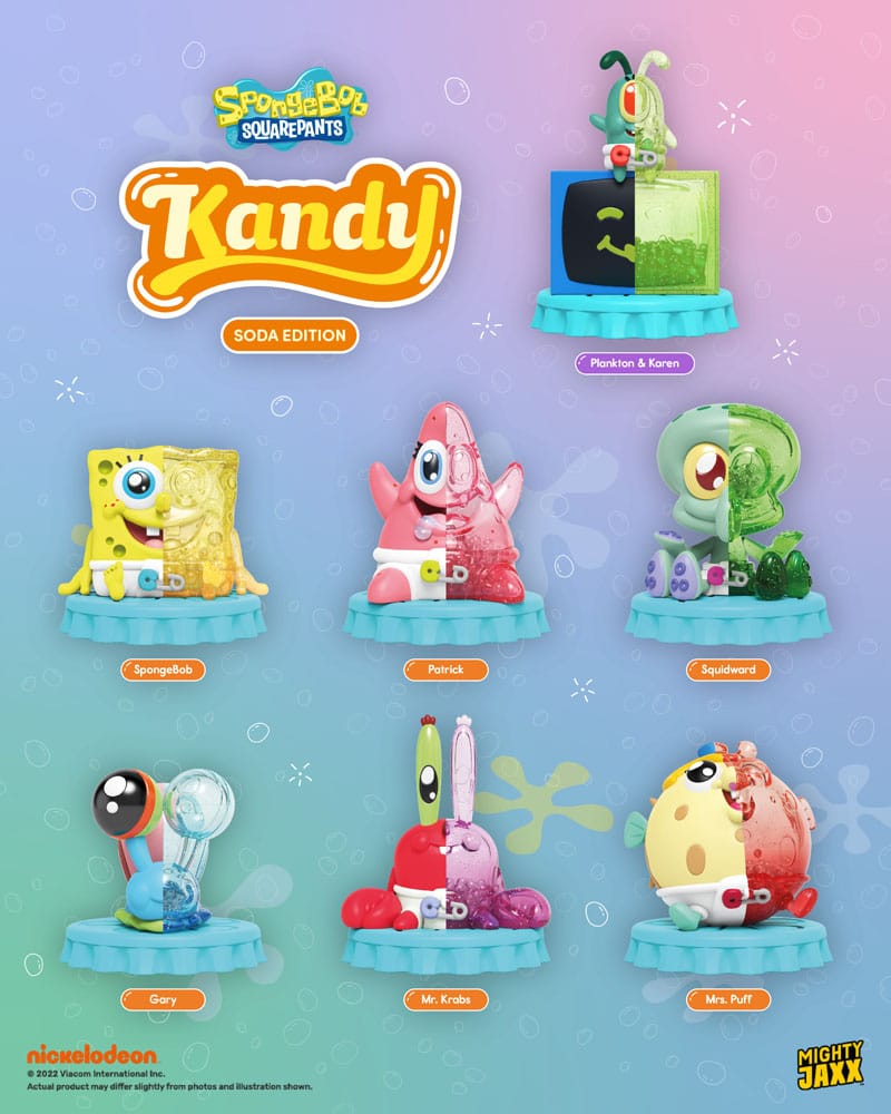 Spongebob Schwammkopf Blindbox Kandy x Jason Freeny Collection Spongebob (Soda Edition) Display (6)
