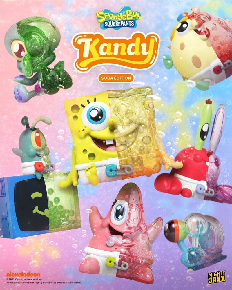 Spongebob Schwammkopf Blindbox Kandy x Jason Freeny Collection Spongebob (Soda Edition) Display (6)