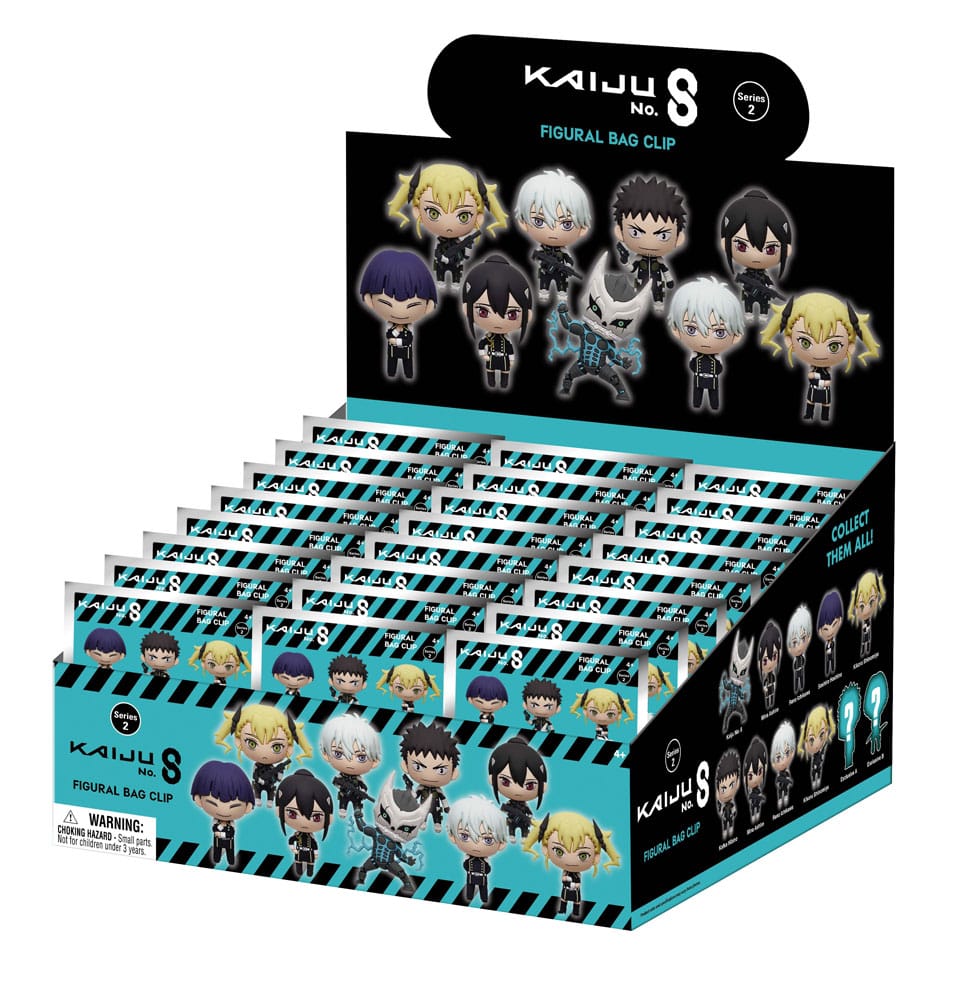 Kaiju No. 8 PVC Bag Clips Series 2 Display (24)
