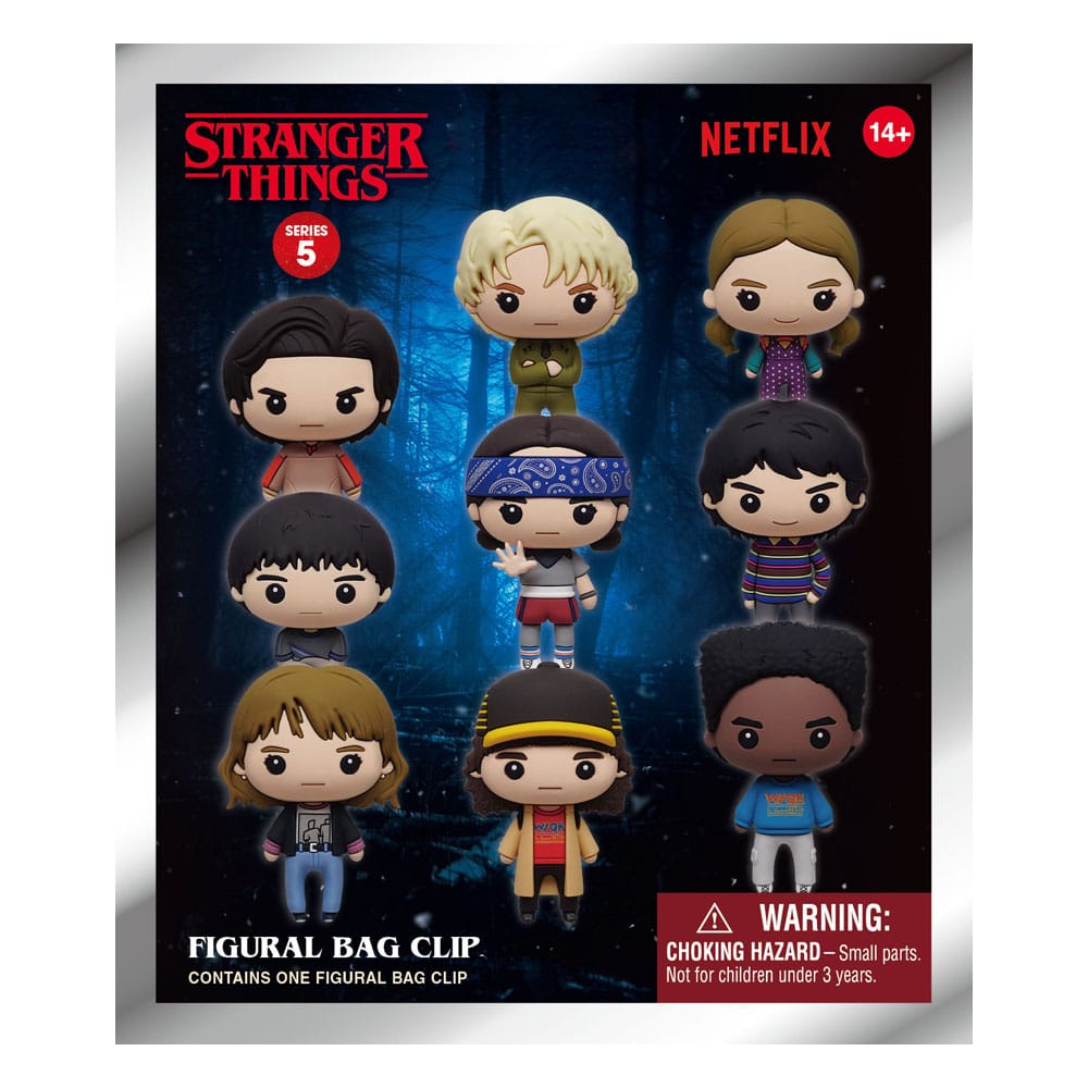 Stranger Things 3D Foam Bag Clips Series 5 Display (24)
