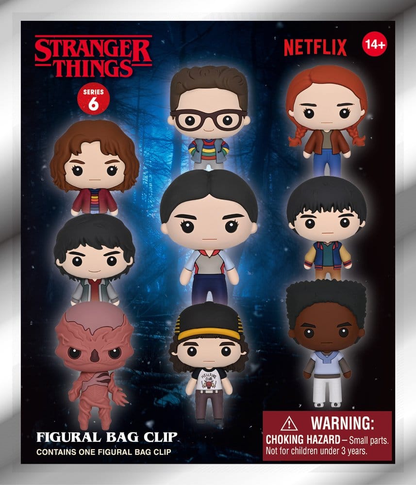Stranger Things 5 3D PVC Bag Clips Series 6 Blind Bag Display (24)