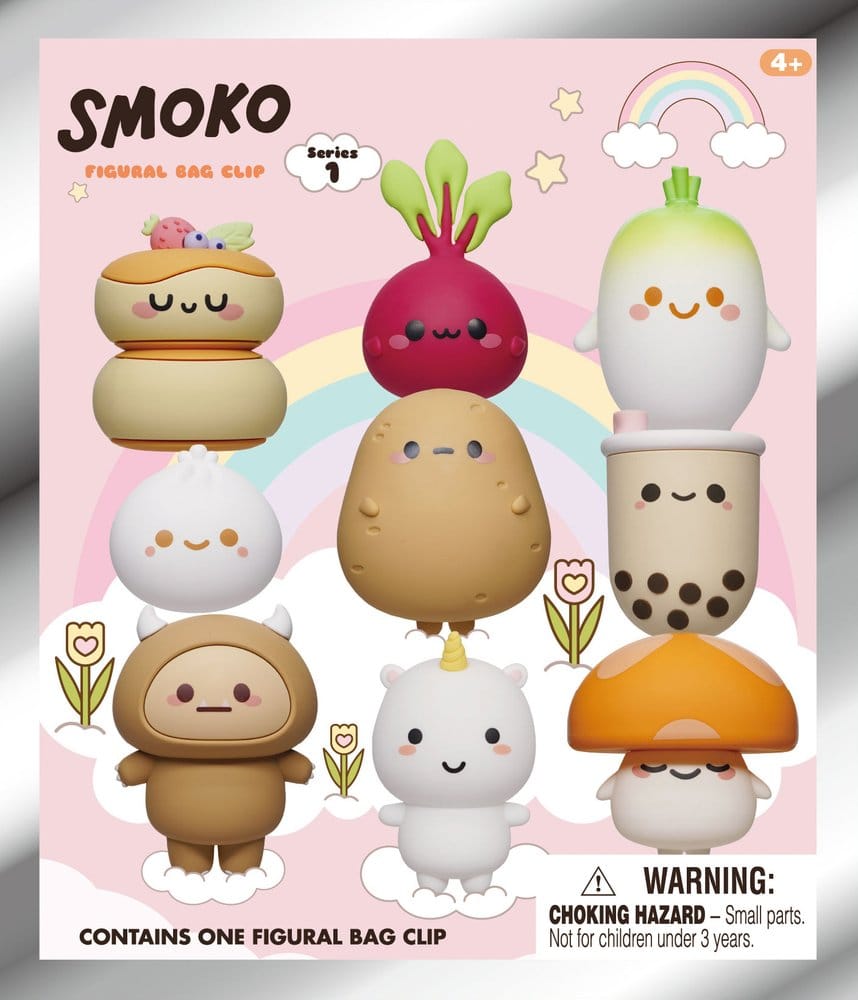 Smoko 3D Foam Bag Clips Series 1 Display (24)