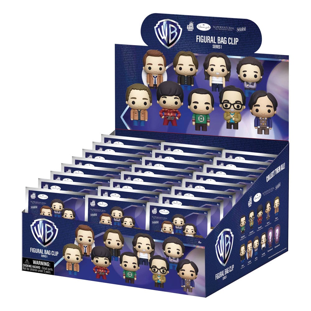 Warner Brothers TV-PVC-Taschenclips Serie 1 Display (24)