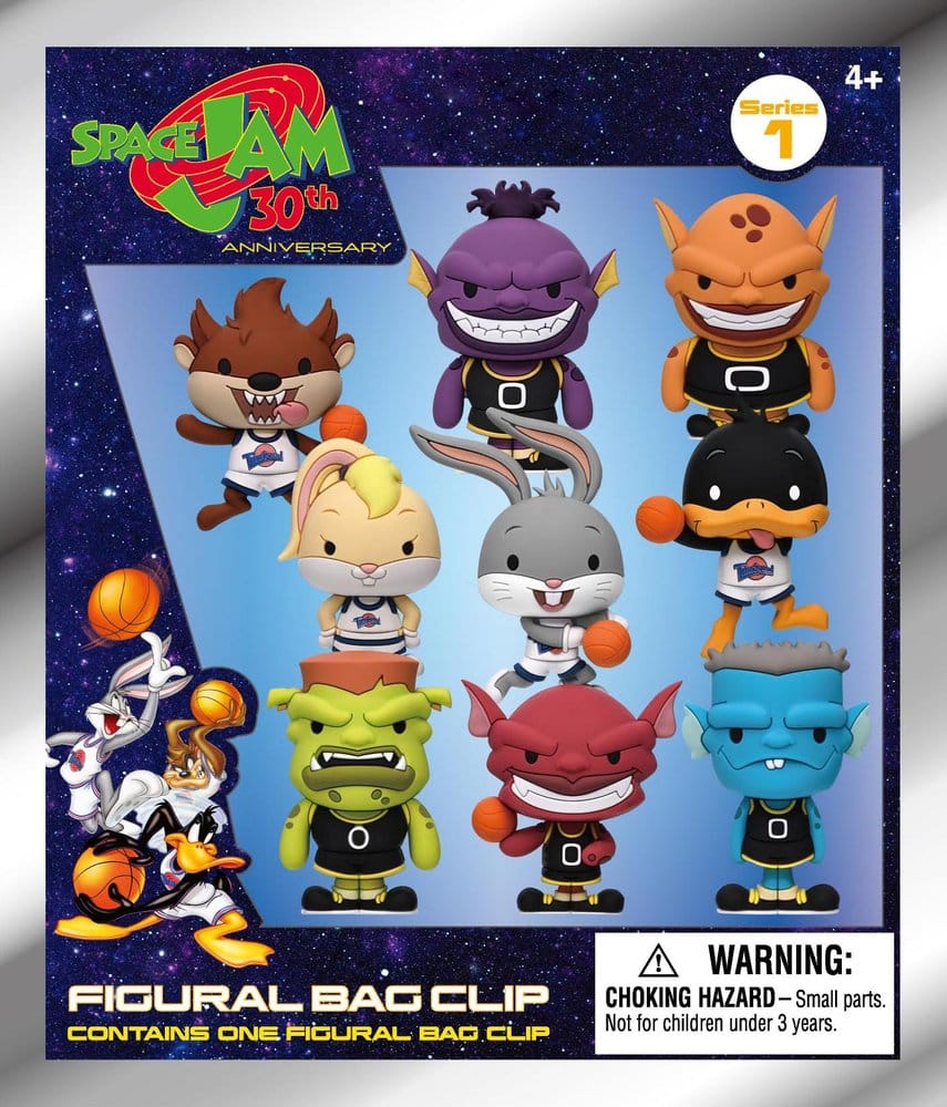 Space Jam 30th Anniversary 3D PVC Bag Clips Series 1 Blind Bag Display (24)
