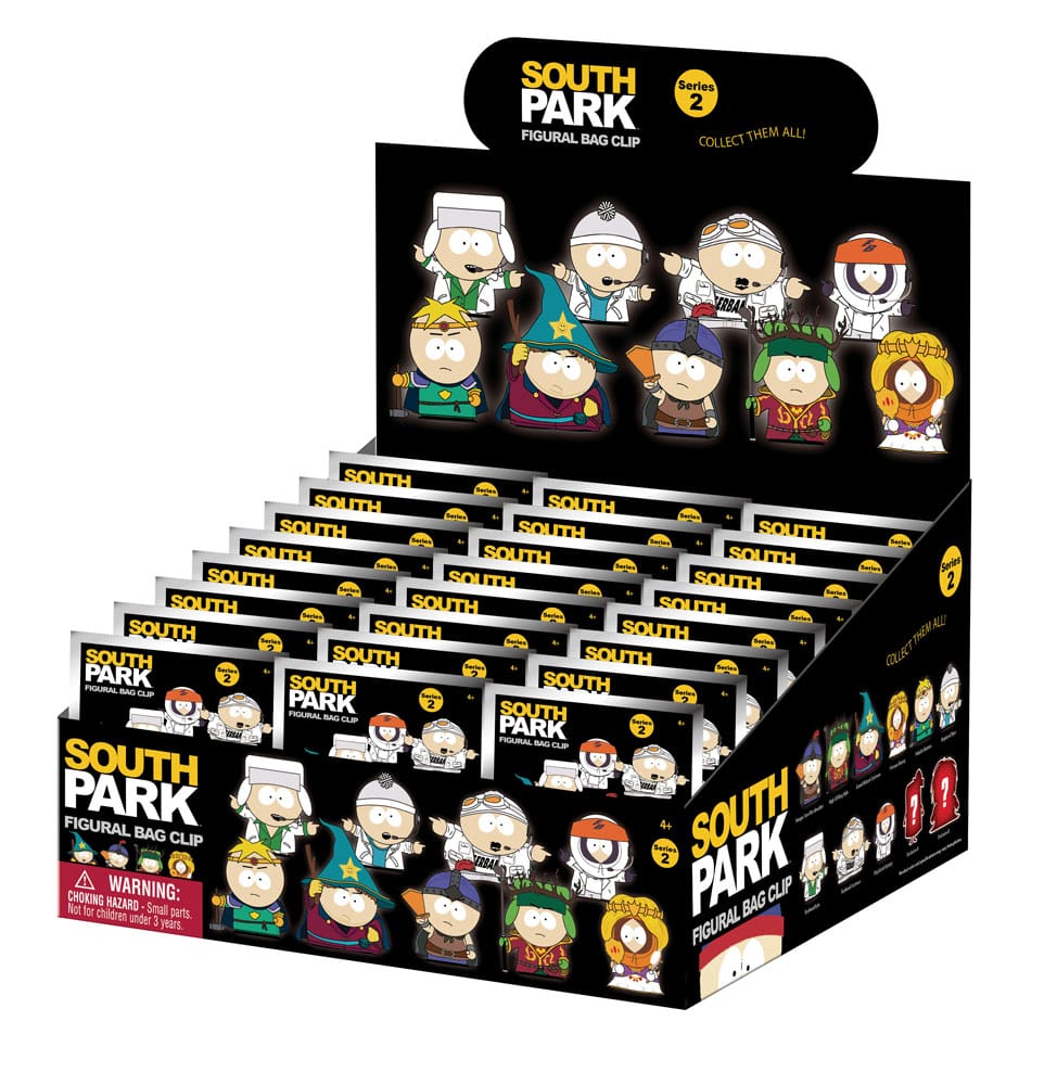 South Park 3D PVC Bag Clips Series 2 Display (24)