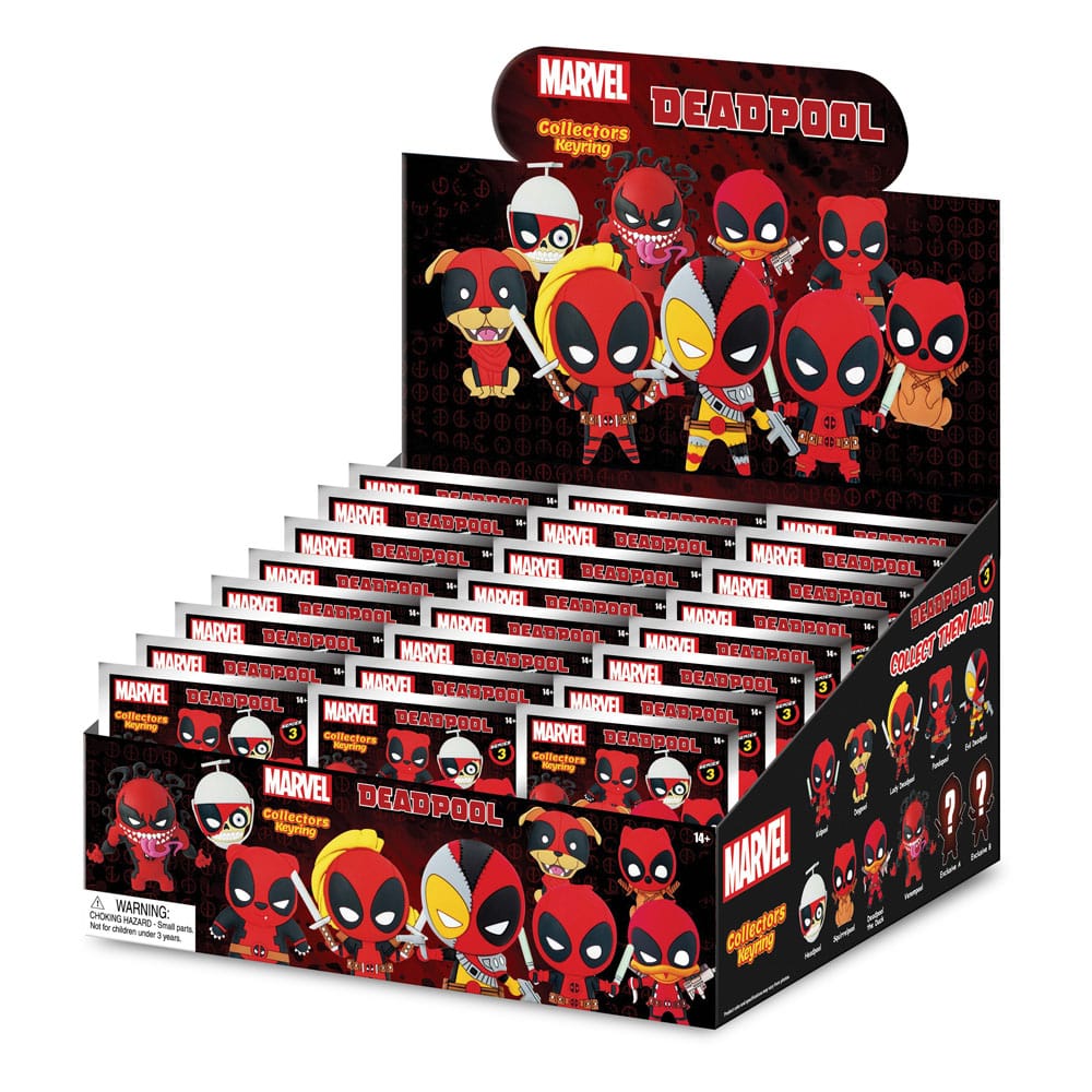 Marvel PVC Bag Clips Deadpool Serie 3 Display (24)