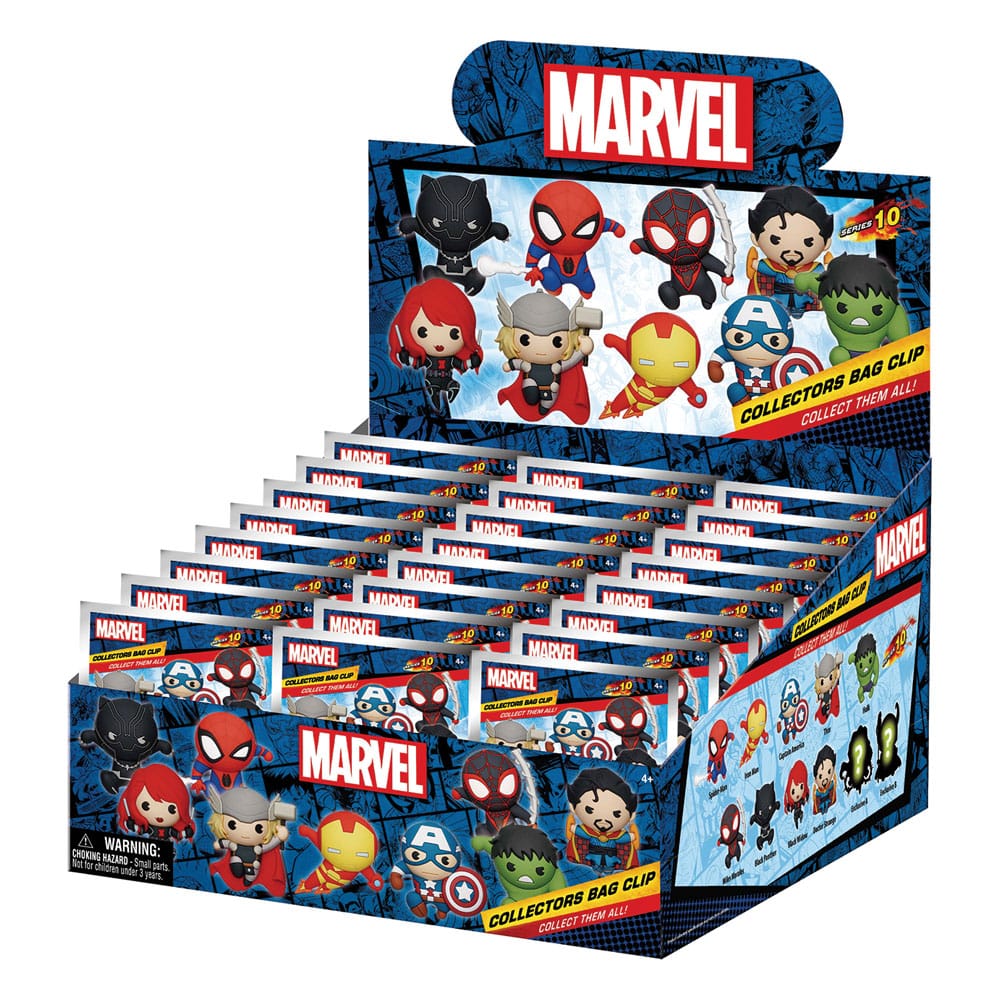 Marvel PVC-Taschenclips Classics Display (24)