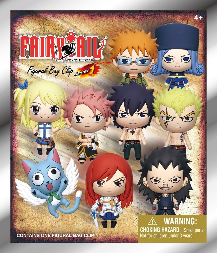 Fairy Tail 3D Foam Bag Clips Series 1 Display (24)