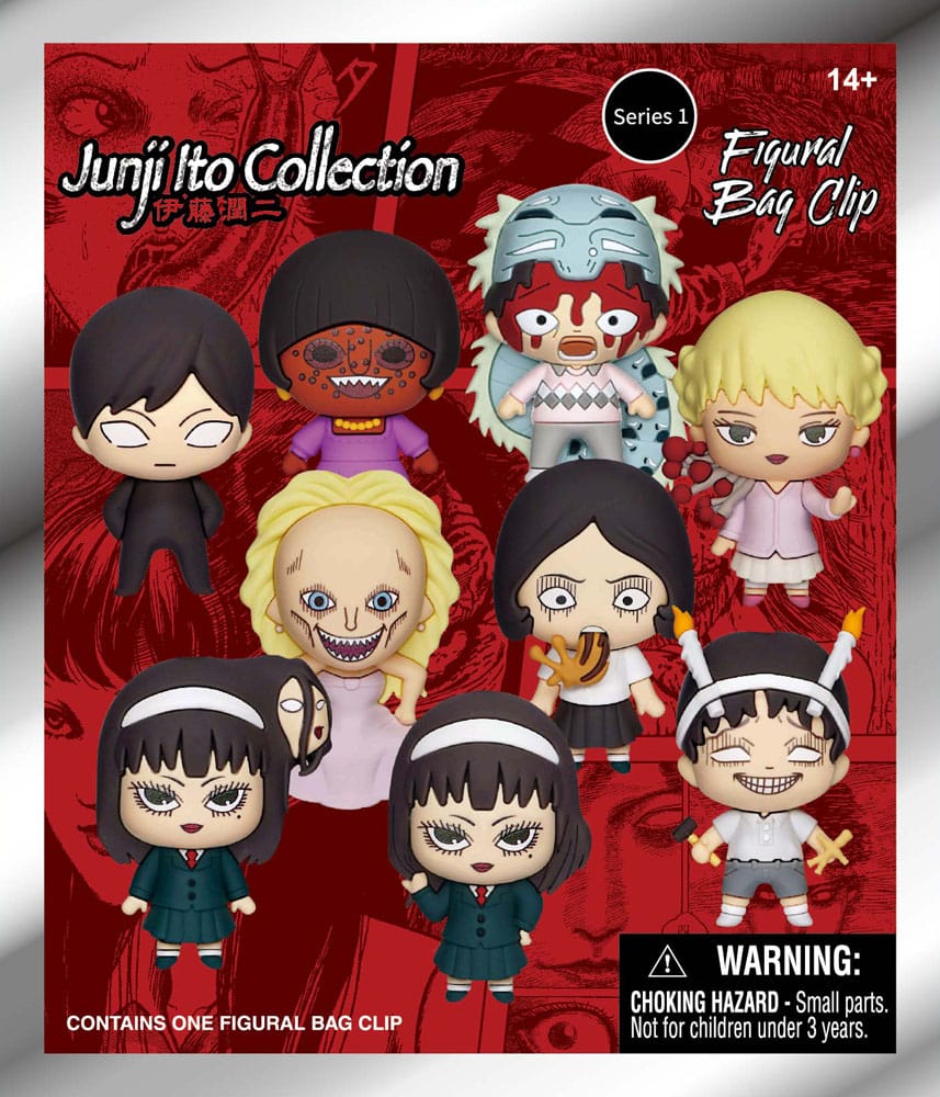 Junji Ito Collection PVC Bag Clips Series 1 Display (24)