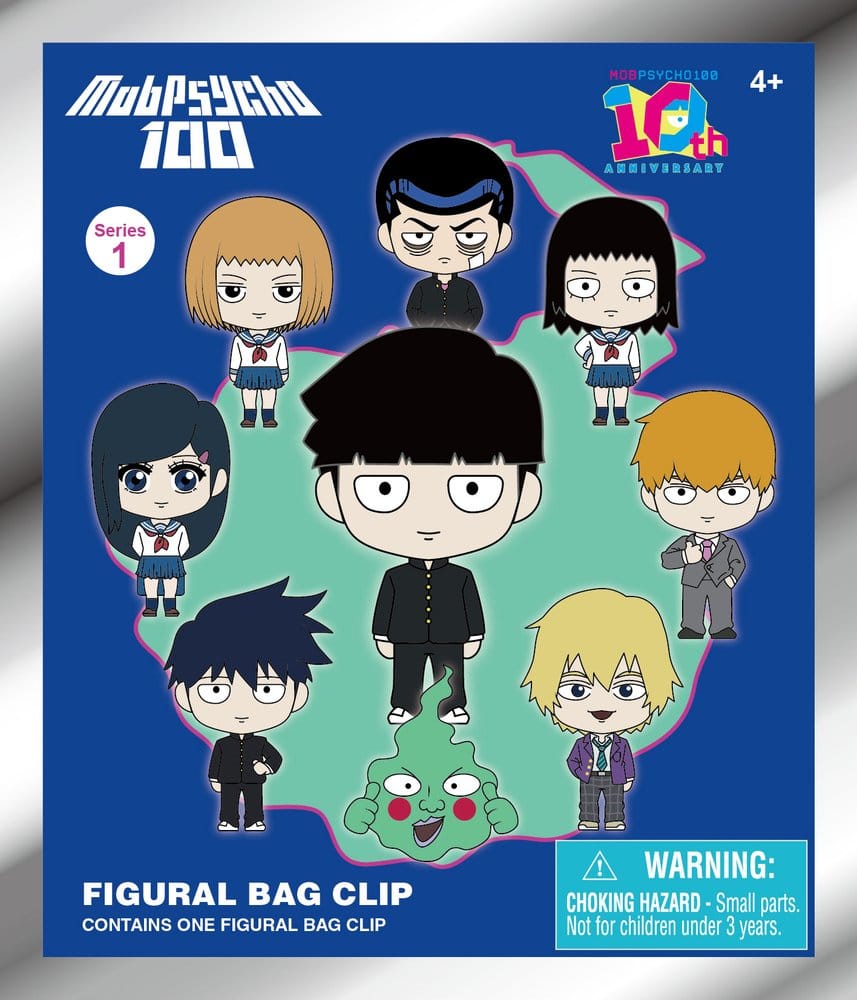 Mob Psycho 100 3D PVC Bag Clips Series 1 Blind Bag Display (24)