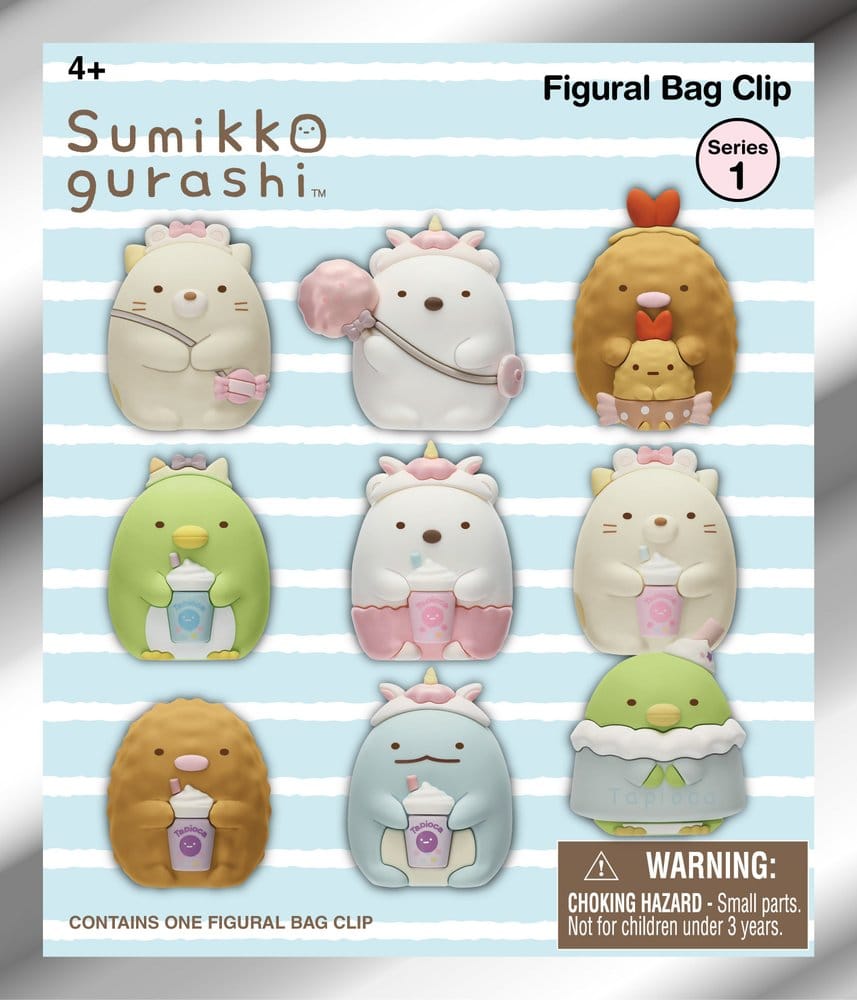 Sumikko Gurashi 3D PVC Bag Clips Series 1 Blind Bag Display (24)