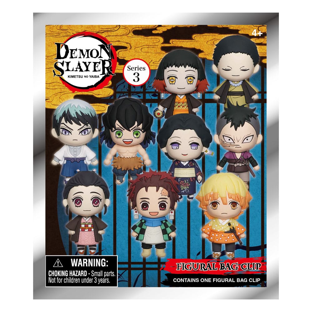 Demon Slayer: Kimetsu no Yaiba PVC-Taschenclips Serie 3 Display (24)