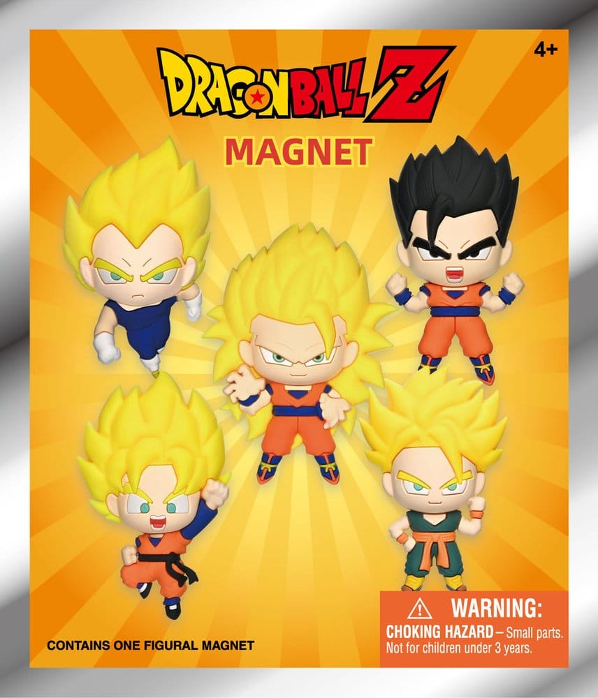 Dragon Ball Z 3D Foam Magnets Series 1 Blind Bag Display (12)