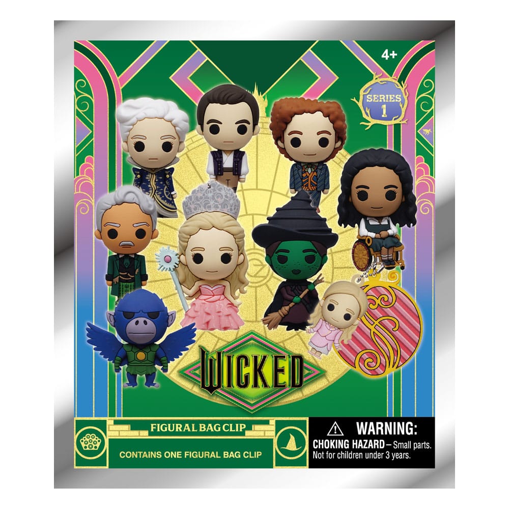 Wicked 3D Foam Bag Clips Series 1 Display (24)
