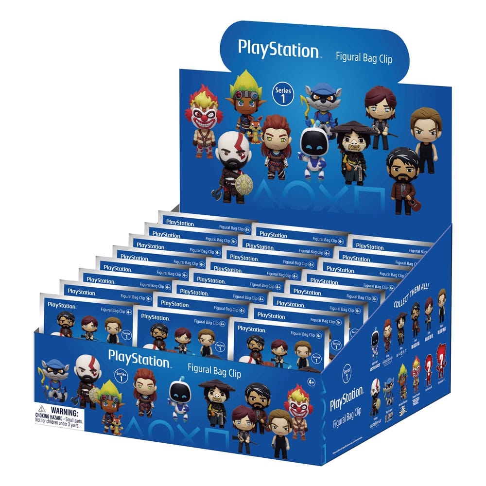 Playstation 3D Foam Bag Clips Series 1 Display (24)