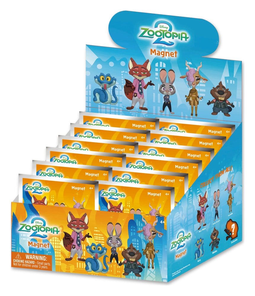 Zootopia 2 Magnets blind pack Series 1 Display (12)